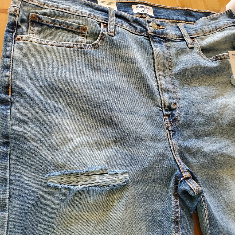 DENIZEN from Levi's Men's Slim Denim 9" Jean Shorts super flex - Vintage - Picture 10 of 11